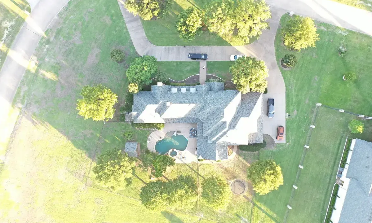 New shingle roof installation on a home in Deerfield